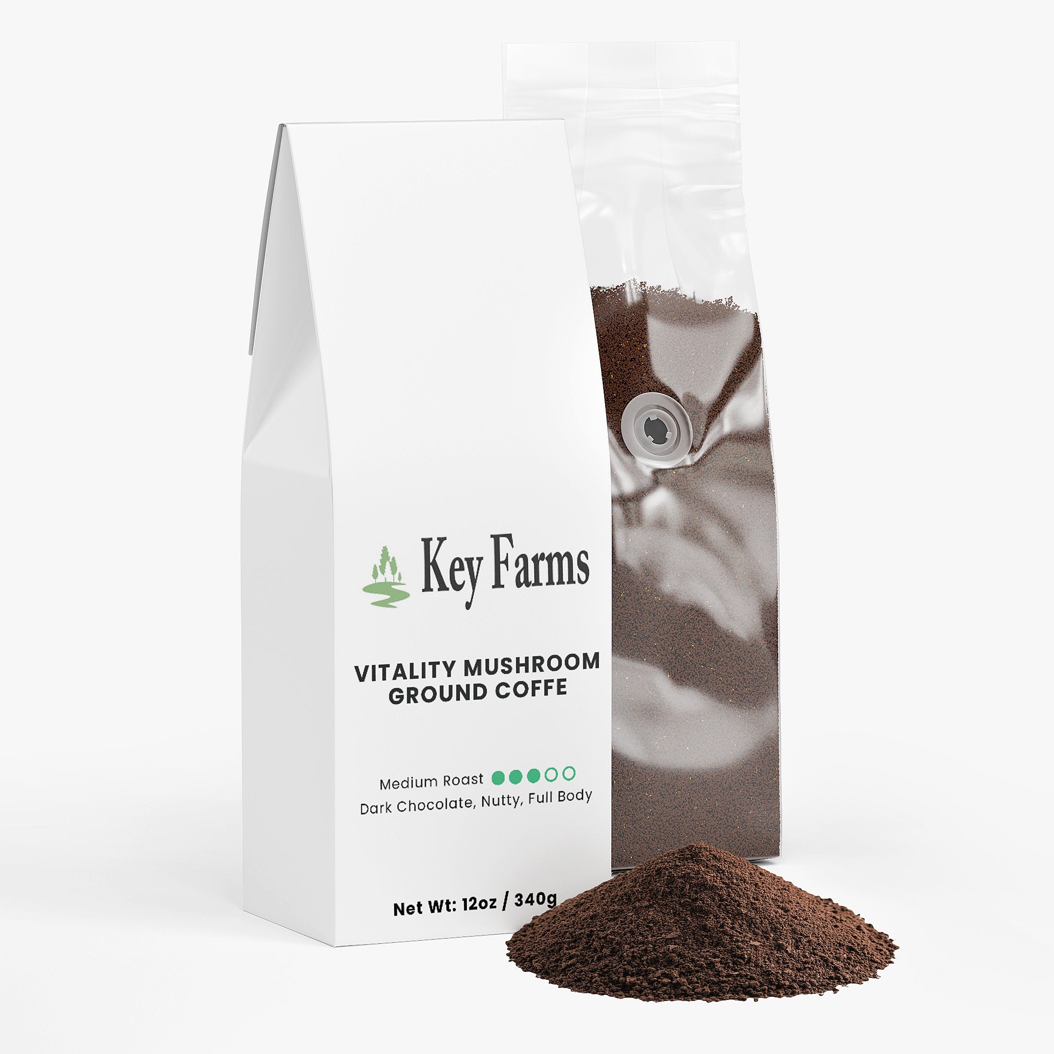 Vitality Mushroom Coffee (Medium Roast)